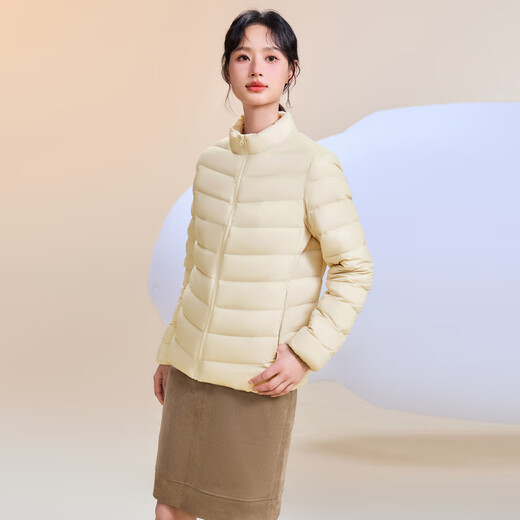 Snow Flying 2025 New Style Classic Fashion Versatile Lightweight Women's Stand Collar Autumn Down Zipper Pocket Warm and Fashionable