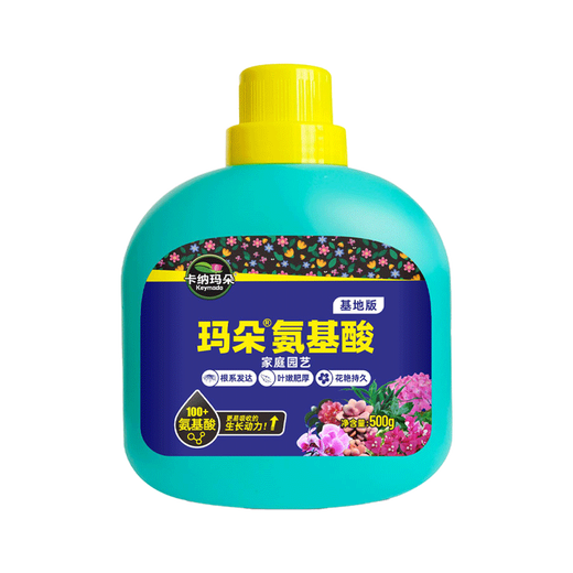 Kanamadu amino acid water-soluble fertilizer for flowers, green plants, succulent roots, strong roots, nourishing leaves, flower promotion, foliage fertilizer, household 1 bottle of 500g amino acid, upgraded pack