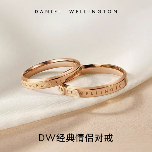 Daniel Wellington dw couple ring classic couple ring rose gold 52+56 birthday gift for girlfriend DW017+019