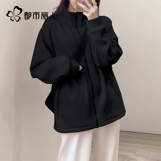Urban Beauty Austrian Velvet Jacket Women's 2025 Latest Winter Velvet Thickening Warm Versatile Fleece Jacket Liner