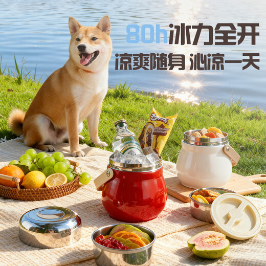 Suncha 316L insulated lunch box 24 hours extra long insulated bucket food grade large capacity lunch box for office workers in winter