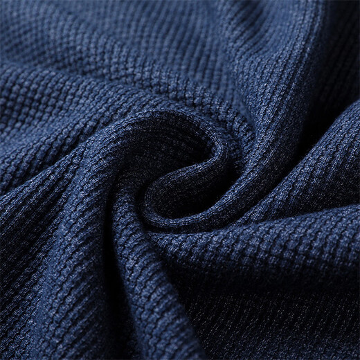 LESS IS MORE Lilang Men's Mixed Cotton Henley Collar Men's T-shirt Spring and Autumn New Long Sleeve T-shirt Bottoming Shirt Men's Dad Green M 48 90-105Jin Jin is equal to 0.5 kg