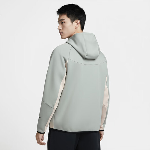 Nike NIKE Men's Knitted Hooded Jacket Trendy Fashion Fashionable and Versatile HV0950-020 White Green L