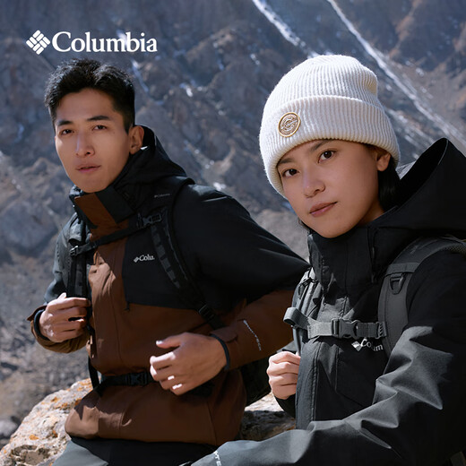 Columbia Outdoor 25 Autumn and Winter New Men's and Women's Silver Dot Fleece Liner Three-in-One Waterproof Jacket XE9099 010 Black L (180/100A)