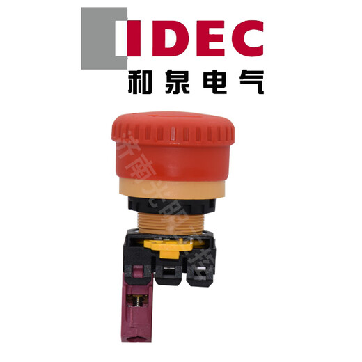 IDEC Izumi emergency stop button switch mushroom head rotation reset YW1B-V4E01R one normally closed elevator accessories YW1B-V4E02R two normally closed