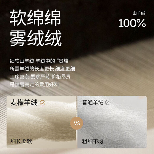 Mai Meng MM Mai Meng 100% cashmere sweater sweater top inner layer 25 winter new style 5GA934211 Cardigan-V collar-white 5GA934211 S