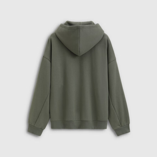 Gap men's and women's autumn imitation silver fox velvet loose zipper hooded sweatshirt casual jacket 788294