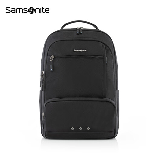 新秀丽（Samsonite）双肩电脑包时尚休闲背包大容量出差通勤旅行包2025年新款NX4*002 黑色|16英寸电脑仓|0.62Kg|27L大容量