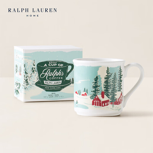 RALPH LAUREN Ralph s Coffee Holiday Scene Mug (1 Pack) 999-Multicolor MUG
