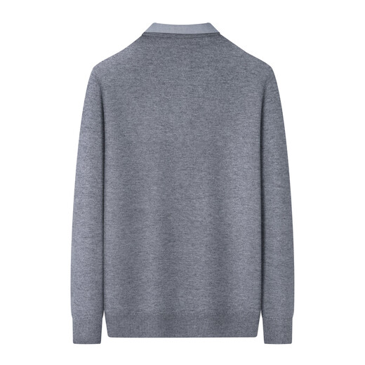 Shanshan (FIRS) wool-containing autumn and winter men's sweater fake two-piece shirt collar business casual blended thickened warm sweater