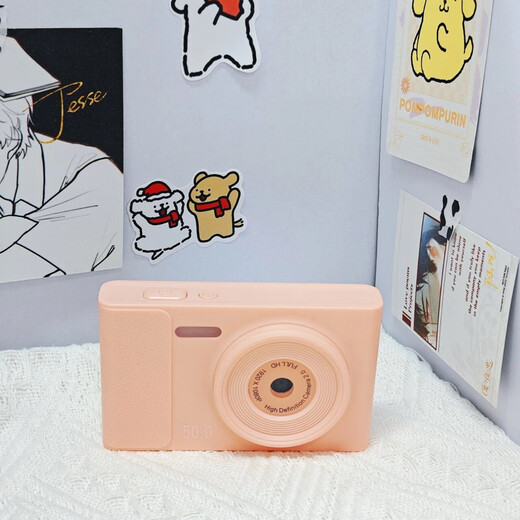 馥雨ccd数码相机vlog入门级推荐学生党便宜补光灯双摄自拍录像导入手机复古高清像素拍立得滤镜随 白色-双摄自拍-补光灯【礼盒装】 套餐六256G可拍60000张-可传手机