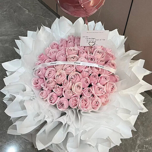 Everlasting flower rose bouquet doll hug bucket for girlfriend and best friend simulated soap flower birthday gift Pudding Cloud 33 hug bucket + balloon without doll