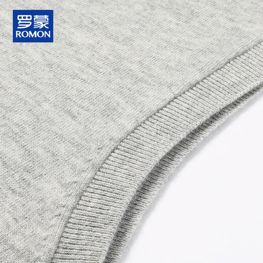 ROMON 100% pure wool vest men's V-neck thin top autumn and winter young and middle-aged men's business casual vest vest
