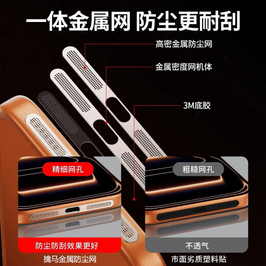 Mu Nian is suitable for Apple 17 dustproof stickers iPhone 17promax dustproof net 16pro mobile phone speaker dustproof plug 15plus charging port metal sticker 14 earpiece net microphone hole Yang metal dustproof net silver 2 pieces does not affect the dustproof and sound insulation of the case iPhone 17