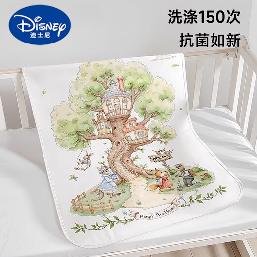 Disney diaper pad for baby, waterproof, breathable, washable diaper, large size sheet, small menstrual mattress for aunt, 2 pack, Thames Concert + Wendell Treehouse - two pieces for changing and changing, 50x70cm