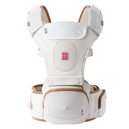 Hug Bear bébé tabouret de taille Baby Strap multifonctionnel Four Seasons Universel Baby tenant l'artefact Baby Baby And Back Baby Assis sur le tabouret Mist White