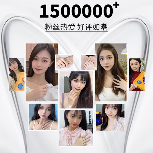 MZMZ acquaintance couple platinum ring PT950 platinum ring knot proposal Valentine's Day birthday gift for girlfriend local warehouse/next day delivery - light luxury live mouth ring