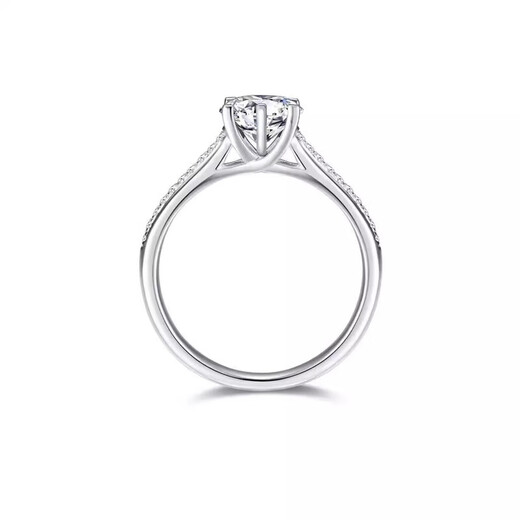 I Do platinum pt950 diamond ring for women gypsophila 1 carat cultivated diamond Starlight Queen wedding ring proposal gift for wife and girlfriend Starlight Queen 1 carat diamond size 18