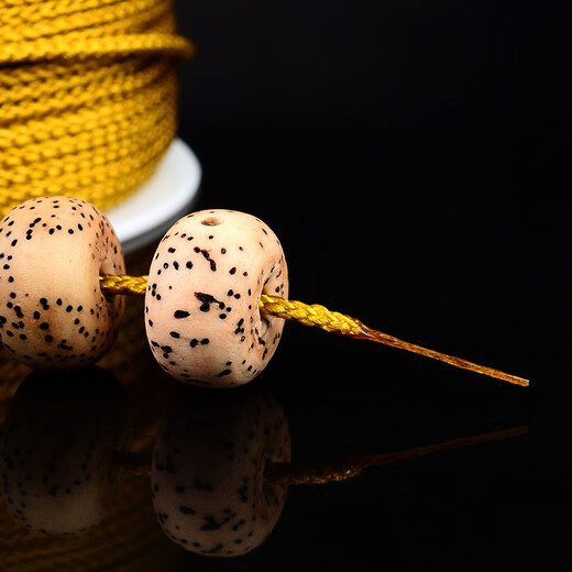 Jingji Wenwan string bracelet bracelet 108 Buddha beads thread jade thread bracelet braided thread thread bracelet beaded thread Mambo rope brown 1mm-25m/roll