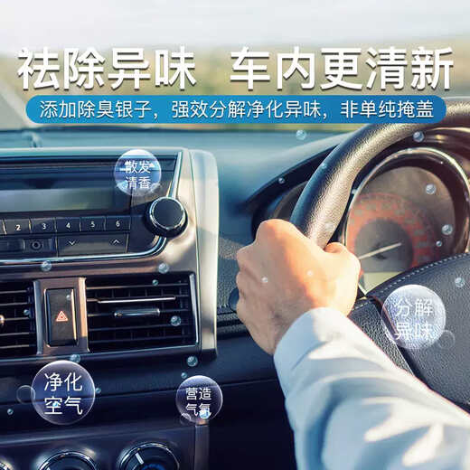 Yusenyi car aromatherapy car air conditioner hidden balm clip long-lasting light fragrance pick air outlet fresh solid odor removal Citronella flavor refill stick x6 (insect and mosquito repellent) Citronella flavor refill stick x6 (insect repellent and mosquito repellent)