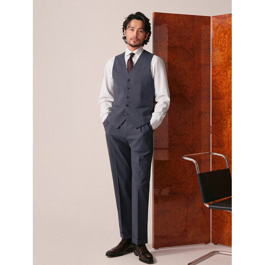 BG Glamurb Light Luxury Brand Vest Mensing Owning осень высококачественный бизнес-стройный костюм Corse Clip Men Men Fortion Top Jupet Navy Blue 48 B