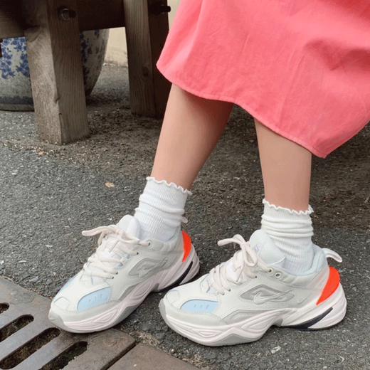 Nike (NIKE) official women's shoes M2K TEKNO new winter dad shoes, comfortable, lightweight and breathable casual sports running shoes AO3108-001 38