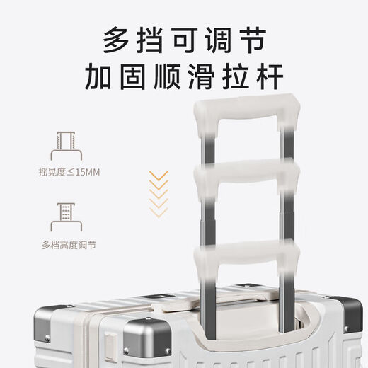Xiaomi Xiaoai ecological chain same style suitcase new trolley case password box universal wheel student large capacity strong B618 black + with cup holder + USB interface 26 inches 26 inches student accommodation, back to school