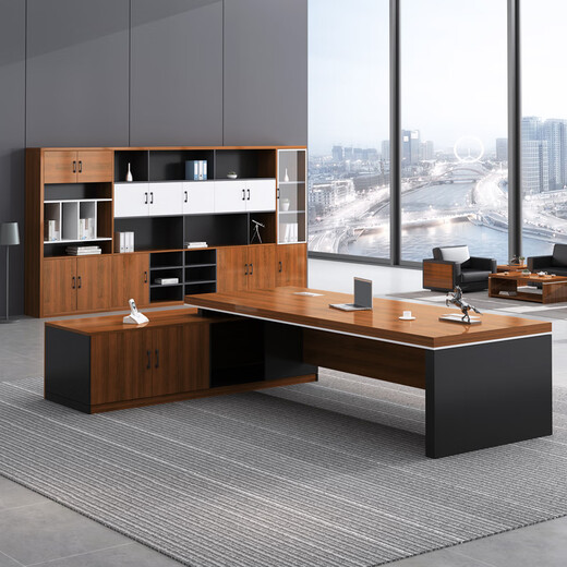 Shengli single boss office desk and chair manager table president table combination executive desk boss table 1.8*0.8 meters single table