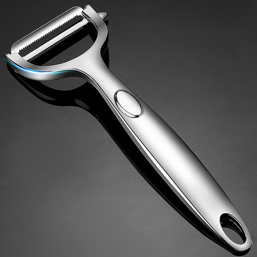 Xincong Schälmesser, Küchenschaber, Edelstahlklinge, Gemüse- und Obstmesser, multifunktionaler Kartoffelschäler, Schälmesser, 1 Packung, flaches Schälmesser