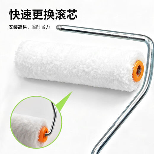 Lekali paint roller brush 4 inches 10 wool roller core latex paint thumb roller brush wall brush tool