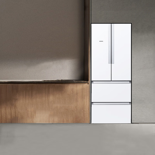 SIEMENS 484-liter variable frequency mixed cooling multi-door four-door large-capacity household refrigerator with fine storage independent double cycle white KM48EA20TI