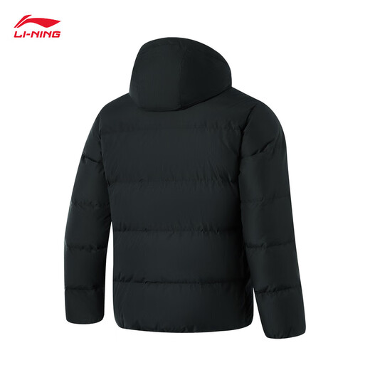 Li Ning Water Repellent Hooded Short Down Jacket Men's 2025 Winter Warm and Comfortable Casual Sports Jacket AYMV767