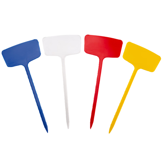 Writable agricultural ground sign large plastic sign sign gardening plant sign sign seedlings flower sign sign waterproof 20CM red (20 pieces)