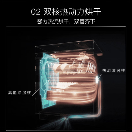 SIEMENS Smart Clean Rubik's Cube 15 sets of under-stove embedded dishwasher A stream sterilization, dehumidification and drying SE43HL25KC