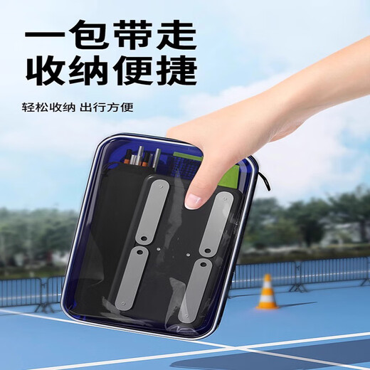 Rongyu badminton net frame portable removable indoor household simple blocking outdoor parent-child sports training bracket orange 2025 new style with storage bag/metal pole/badminton net