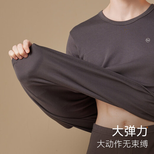 Catman Category A 100% cotton autumn clothes and autumn trousers for men, 10A antibacterial, anti-mite, heating and thermal underwear set