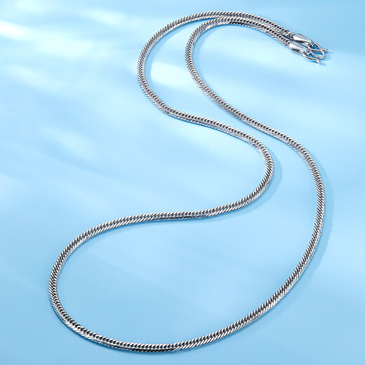 Luxury beads pt950 platinum necklace light luxury niche high-end platinum chain temperament girl birthday gift for girlfriend jewelry 14.32g-50cm