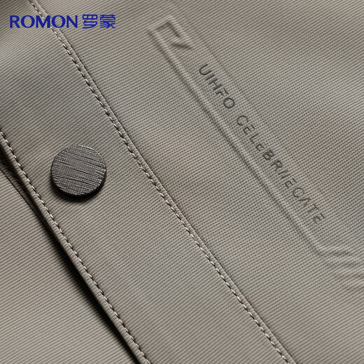 Romon velvet thickening jacket men's autumn and winter business casual executive lapel dad work jacket cotton jacket