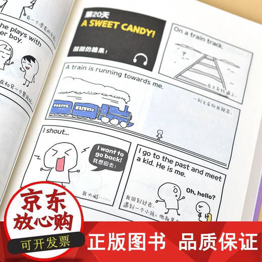 Véritable <J’aime tellement l’anglais ! Apprenez l'anglais avec des bandes dessinées hilarantes > 1 volume au total. Un livre d'histoires anglais hilarant que les enfants et les adultes adorent lire. Règles de prononciation de 26 lettres. Plus de 800 mots couramment utilisés pour les débutants. Plus de 1000 phrases de scènes de bandes dessinées.