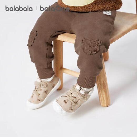 Bala Bala One baby pants trousers 2025 winter plus velvet baby pp pants warm and cute 208425108205