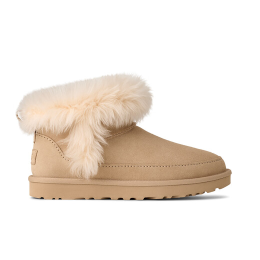 UGG new winter women's warm classic solid color casual short boots snow boots lazy fur shoes 1173832 SNDCS | Sandcastle Brown 38