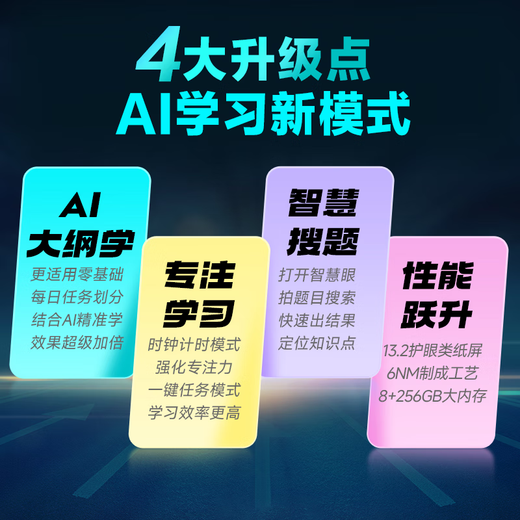 正保会计网校 财会学习机Z2   13.2大屏 256G大内存 初级中级注会cpa税务师高会实操 学练学习机 