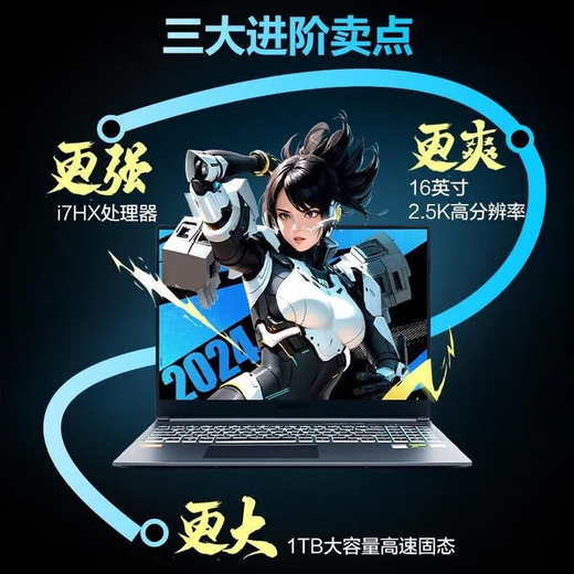 Mechanical Revolution Aurora Pro Gaming Laptop 4060 Independent Graphics i7 Student High-Performance Thin and Light Portable Air Gaming Laptop 32GB Memory + 1TB Solid State Aurora Pro i7-12650H/RTX4060 Official Standard Authentic Sample | Support Inspection