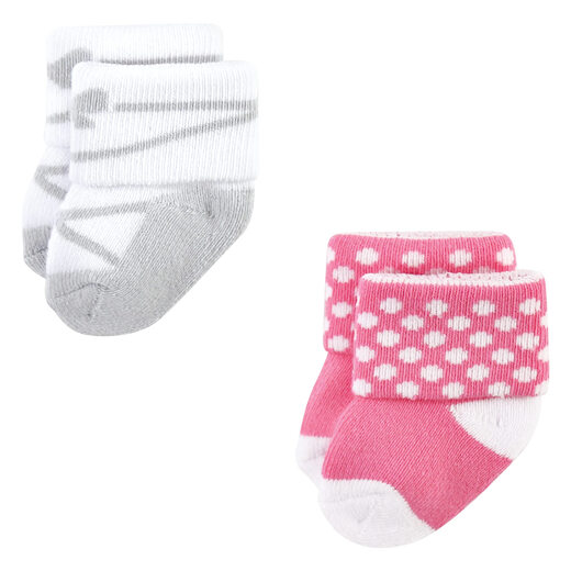 Luvable friends baby newborn and baby terry socks ballet shoes 12-pack 0-6 months