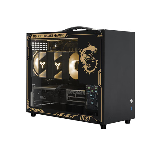 MSI Intel i5 14600KF/RTX5070/5060 graphics card live broadcast design e-sports game DIY desktop host assembly computer mini host portable ITX complete machine configuration four丨14600KF/5060Ti 16G