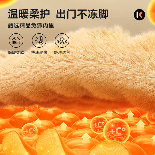 Carter Bunny Toddler Shoes 2025 Winter New Children's Shoes High-top Snow Boots Plus Velvet Warm Small K-Shield Functional Shoes X5DE012