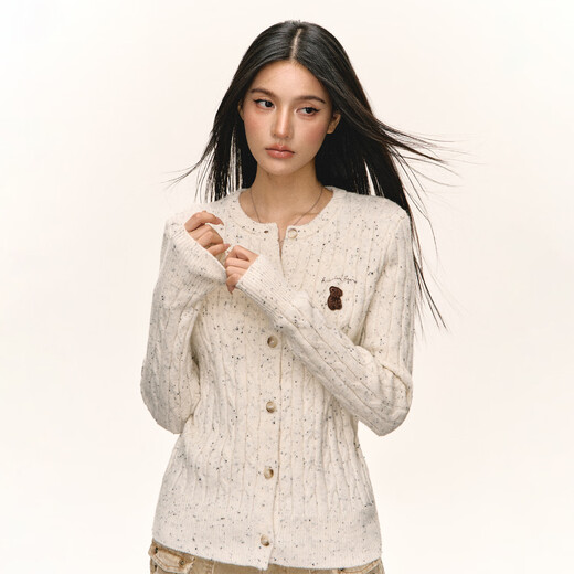 ARISEISMAriseism American retro design sweater beige XS