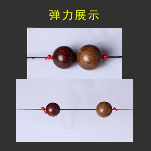 Bracelet hand rope core-wrapped elastic thread beaded wear-resistant elastic bracelet rope threaded with walnut rubber band Wenwan Buddhist bead thread brown core-wrapped 1.2mm about 45 meters