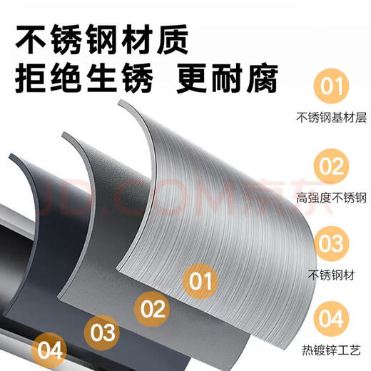 Air conditioner outdoor unit bracket thickened stainless steel extra thick bracket large 1 piece suitable for Midea Gree Xiaomi universal 1.5p 2P 3 piece shelf wall mount tripod 1-1.5P stainless steel thickness 1.6mm with stainless steel screw package