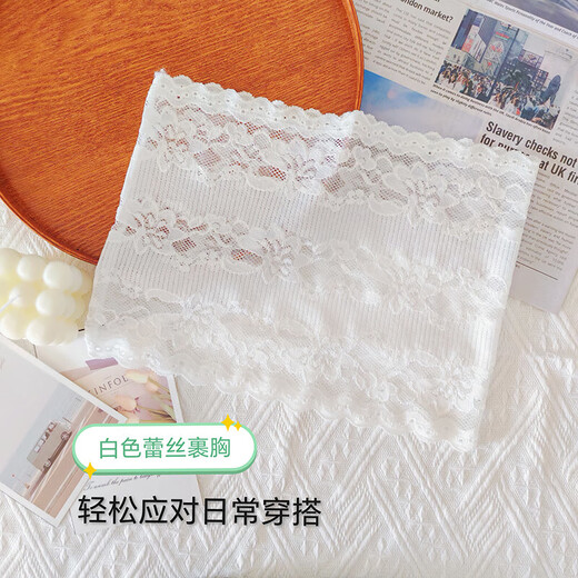 Women's tube top underwear, anti-exposure, summer student girls, high school students, no breast pads, black 1 piece, one size fits all, 80 Jin Jin equals 0.5 kg ~140 Jin Jin equals 0.5 kg